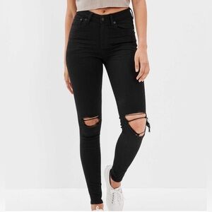 American Eagle NEXT LEVEL RIPPED HIGH V-RISE JEGGING